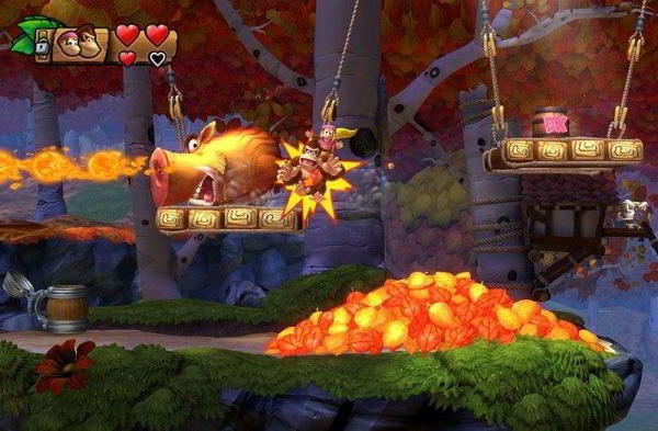 Обзор игры Donkey Kong Country: Tropical Freeze подкупающей графикой Обзор игры Donkey Kong Country: Tropical Freeze подкупающей графикой