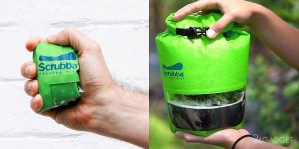 Scrubba Mini - самая миниатюрная стиральная машинка на планете (5 фото + видео) Scrubba Mini - самая миниатюрная стиральная машинка на планете (5 фото + видео)