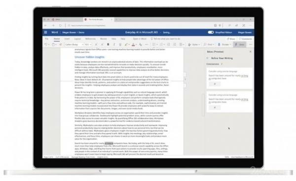 Искусственный интеллект начнёт проверять тексты в Microsoft Word (3 фото) Искусственный интеллект начнёт проверять тексты в Microsoft Word (3 фото)
