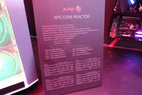 Adata выходит на рынок блоков питания с серией XPG Core Reactor Adata выходит на рынок блоков питания с серией XPG Core Reactor