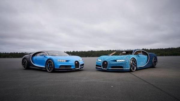 Полноразмерный Bugatti Chiron из миллиона деталей Lego умеет даже ездить Полноразмерный Bugatti Chiron из миллиона деталей Lego умеет даже ездить