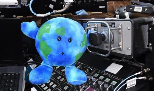 Астронавты на МКС похитили маленькую Землю, и теперь она полноправный член команды Астронавты на МКС похитили маленькую Землю, и теперь она полноправный член команды