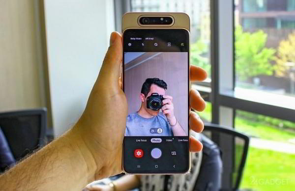 Samsung Galaxy A80 &mdash; смартфон с вращающейся тройной камерой (18 фото + видео)
