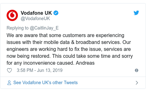 Vodafone suffers faults across Europe Vodafone suffers faults across Europe