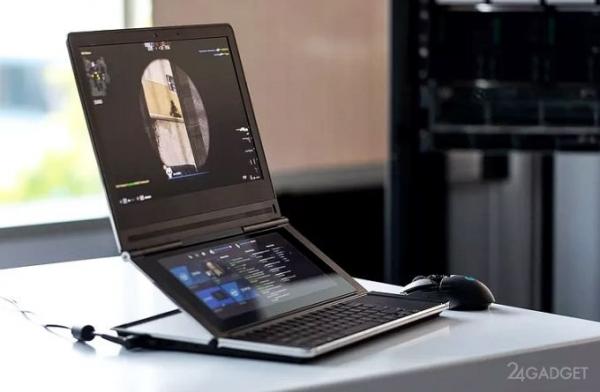 Intel показала самый необычный ноутбук с двумя экранами (7 фото + 2 видео) Intel показала самый необычный ноутбук с двумя экранами (7 фото + 2 видео)