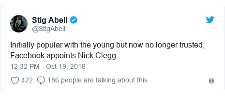 Facebook hires former deputy PM Sir Nick Clegg Facebook hires former deputy PM Sir Nick Clegg