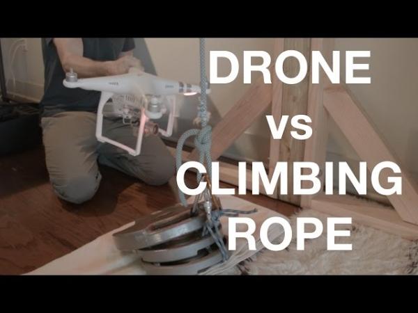 Может ли квадрокоптер перерезать альпинистскую веревку Может ли квадрокоптер перерезать альпинистскую веревку