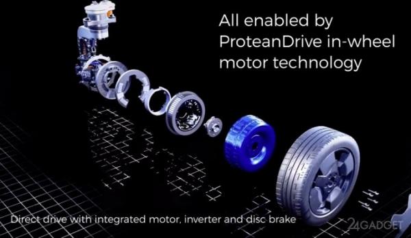 Система Protean интегрирует двигатель, колесо и подвеску в единое целое (4 фото + видео) Система Protean интегрирует двигатель, колесо и подвеску в единое целое (4 фото + видео)