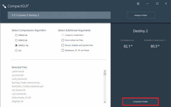 Утилита CompactGUI для Windows: Освобождаем место на жёстком диске Утилита CompactGUI для Windows: Освобождаем место на жёстком диске