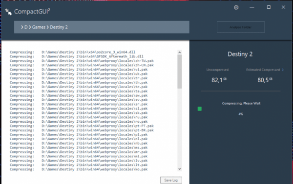 Утилита CompactGUI для Windows: Освобождаем место на жёстком диске Утилита CompactGUI для Windows: Освобождаем место на жёстком диске