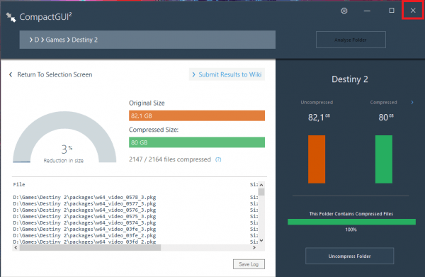 Утилита CompactGUI для Windows: Освобождаем место на жёстком диске Утилита CompactGUI для Windows: Освобождаем место на жёстком диске