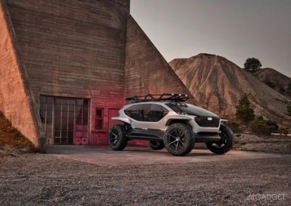 Внедорожник Audi AI:TRAIL quattro с электродвигателями, и дронами для подсветки дороги (23 фото + 2 видео) Внедорожник Audi AI:TRAIL quattro с электродвигателями, и дронами для подсветки дороги (23 фото + 2 видео)