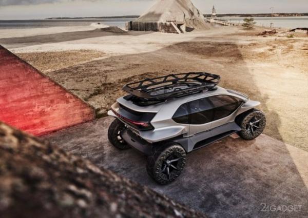 Внедорожник Audi AI:TRAIL quattro с электродвигателями, и дронами для подсветки дороги (23 фото + 2 видео) Внедорожник Audi AI:TRAIL quattro с электродвигателями, и дронами для подсветки дороги (23 фото + 2 видео)