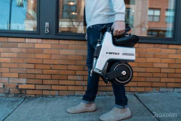 Сверхкомпактный электроскутер Xiaomi Himo H1, который можно переносить в рюкзаке (6 фото + 3 видео) Сверхкомпактный электроскутер Xiaomi Himo H1, который можно переносить в рюкзаке (6 фото + 3 видео)