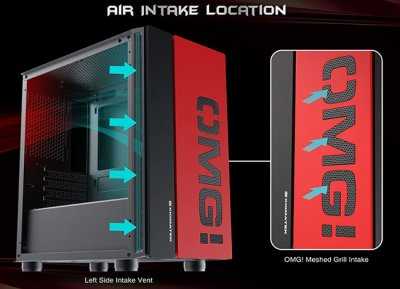 Корпус для ПК Xigmatek OMG MicroATX Корпус для ПК Xigmatek OMG MicroATX