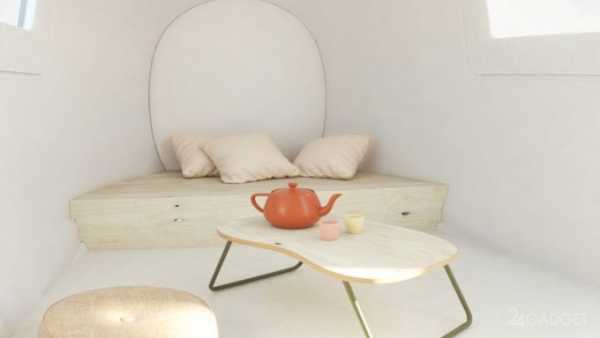 Экокапсула Space - компактный яйцеобразный дом для жизни за городом (6 фото) Экокапсула Space - компактный яйцеобразный дом для жизни за городом (6 фото)