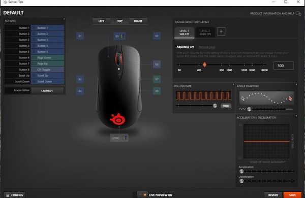 Обзор SteelSeries Sensei Ten: мышь без недостатков предшественника Обзор SteelSeries Sensei Ten: мышь без недостатков предшественника