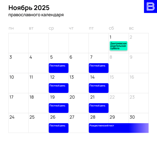 Православный календарь на 2025 год: церковные праздники и посты Православный календарь на 2025 год: церковные праздники и посты