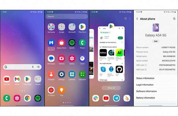 Обзор Samsung Galaxy A54 5G: смартфона с флагманским дизайном и обновлённым процессором Обзор Samsung Galaxy A54 5G: смартфона с флагманским дизайном и обновлённым процессором