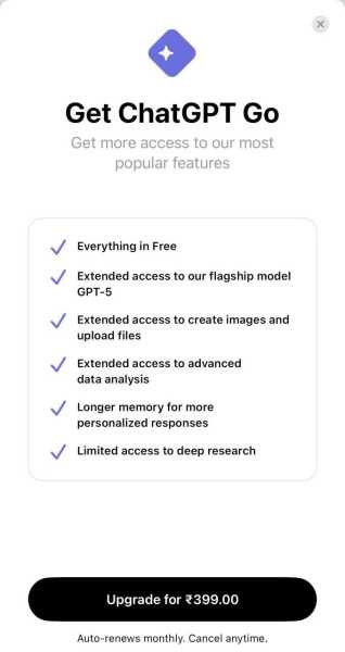 OpenAI запустила бюджетную подписку на ChatGPT OpenAI запустила бюджетную подписку на ChatGPT