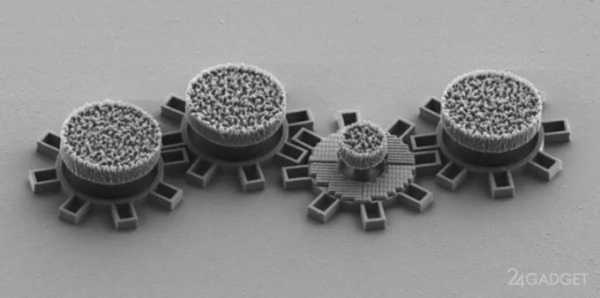 Учёные создали наношестерёнки размером с человеческую клетку, которые вращаются от лазера (2 фото) Учёные создали наношестерёнки размером с человеческую клетку, которые вращаются от лазера (2 фото)